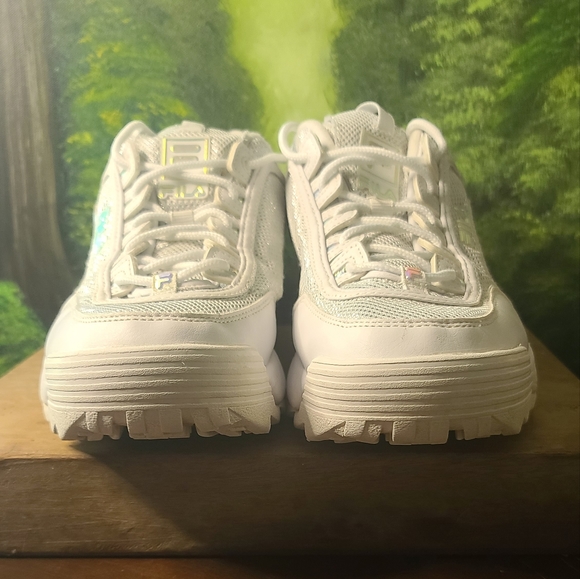 Fila athletic chunky rainbow colors sparkles silver - Picture 13 of 13